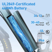 Aairsk GT900 36V 13Ah lithiumaccu 1