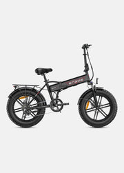 Black electric bike with 'ENVEIS' branding on a white background